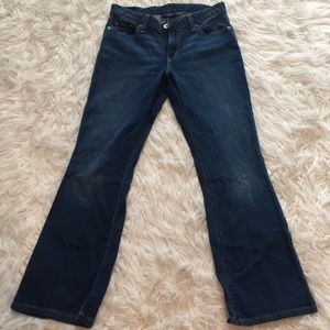Levi + Midi Rise Boot Jeans